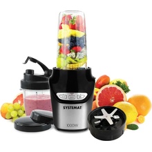 SmoothieJet prenosný USB smoothie 600 ml vodeodolný Čierna