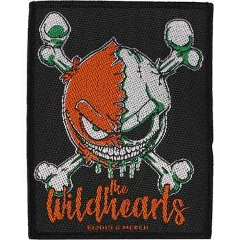 Image 1 of RAZAMATAZ апликация the wildhearts - green skull- razamataz - sp3078