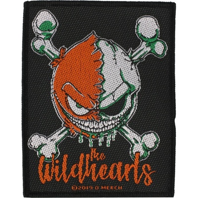 RAZAMATAZ апликация the wildhearts - green skull- razamataz - sp3078