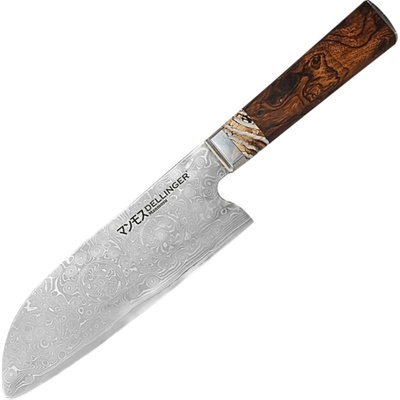 DELLINGER Santoku 180 Mm Manmosu Professional Damascus