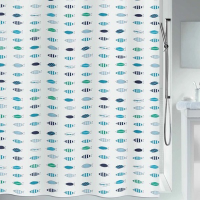 Spirella SANTARINA motiv rybiček bílý 180 x 200 cm – Zboží Dáma