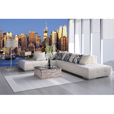 DIMEX ART Самозалепваща се флизелинова фототапета панорама на манхатън 375 x 250 см