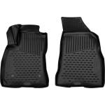 LEMENT Element 3D rubber floor mats suitable for FIAT Doblo | Mk2 II | 2010-> | Front | 100% custom-fit all-weather floor mats made of TPE, high edge, waterproof, non-slip, odorless