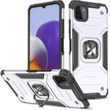 Wozinsky Калъф Wozinsky Ring Armor Kickstand, за Samsung Galaxy A22 4G, сребрист