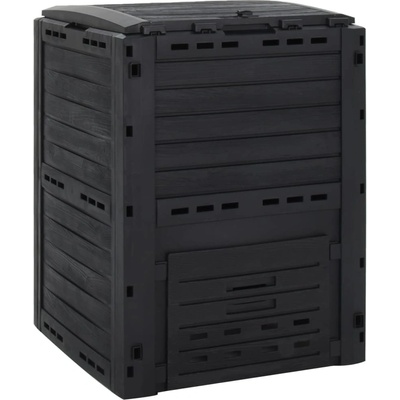 vidaXL 280 l polypropylen černý