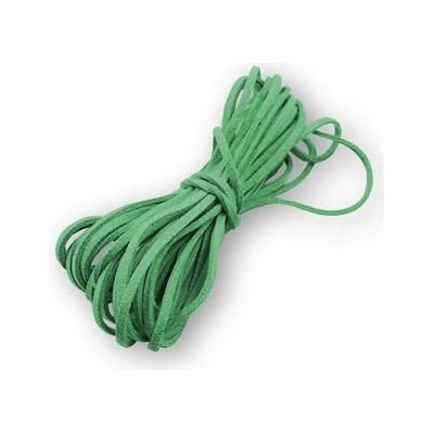 Šperky4U Semišová šňůrka tmavě zelená LR8001-23