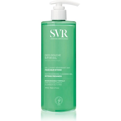 Laboratoires SVR Spirial Deo-Douche почистващ гел за лице, тяло и коса за чувствителна кожа на лицето 400ml