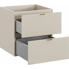 Comad Dalia Cashmere skrinka 50x46x50 cm závesná kúpeľňová skrinka pod umývadlo béžová DALIA CASHMERE 82-50-46-2S