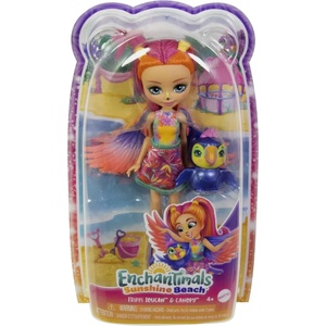 Enchantimals Кукличка с животинче Enchantimals - Trippi Toucan & Canopy (MTFNH22_HRX83)