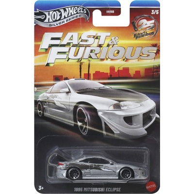 Mattel Hot Wheels Silver Series Fast and Furious 1995 Mitsubishi Eclipse
