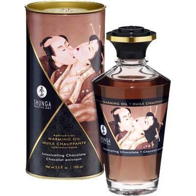 Shunga Загряващо масло с афродизиак 100 м Шоколад