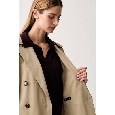 HUGO BOSS тренч дамски с памук Calili (50562366)