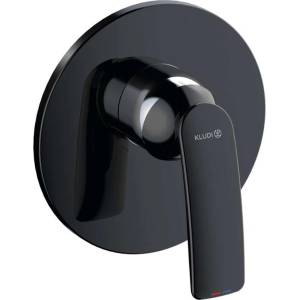 Kludi Balance - Смесител за душ за вграждане, матово черно/хром 527558775 (527558775)