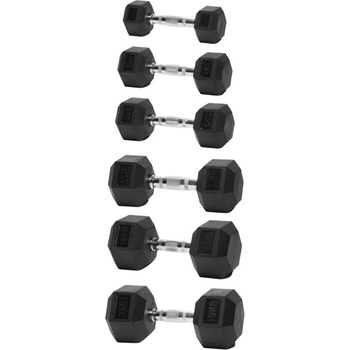Orion Fitness Дъмбел гумиран HEX Pro - 2 до 50 кг [30 кг. ]