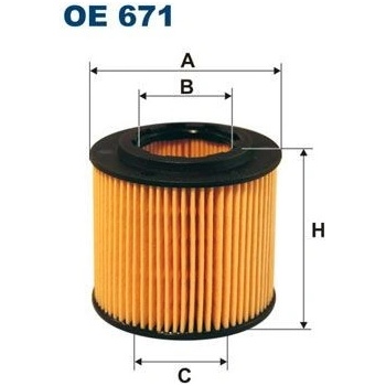 FILTRON Olejový filter OE 671