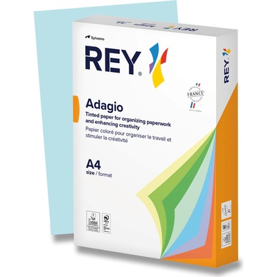 Rey Barevný Adagio stř. modrá A4 80 g 500 listů