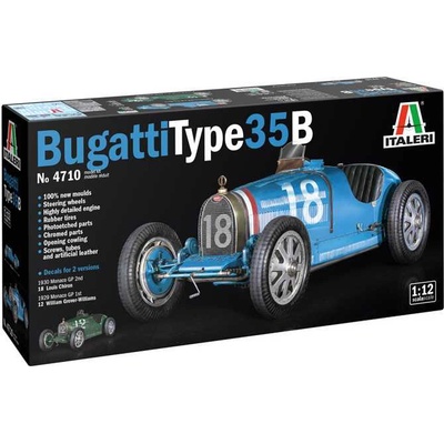 Italeri Bugatti Type 35B Model Kit auto 4710,1:12