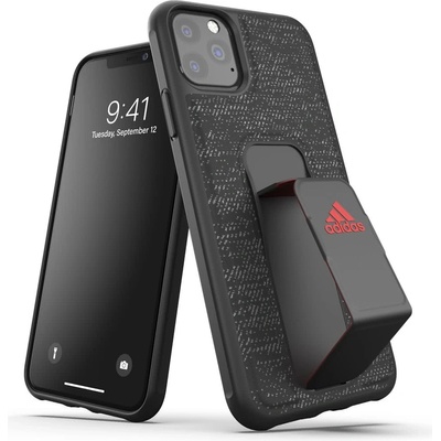 Púzdro ADIDAS - Grip case iPhone 11 Pro Max čierne/červené