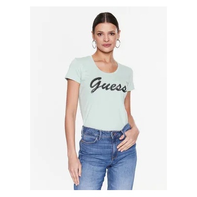 Guess Тишърт Adriana W3RI50 J1314 Зелен Slim Fit (Adriana W3RI50 J1314)