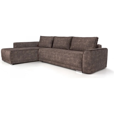 Мебели КАМБО Ъглов диван Дъблин тъмнокафяв Ramada 5 Brown 1