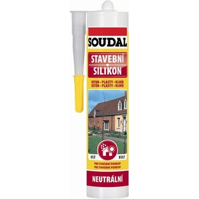 Soudal Silikón stavebný 280 mltransparentná