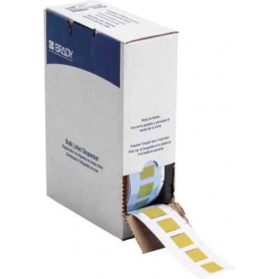 Brady BM-500-1-342-YL / 174486, Bulk PermaSleeve маркерни ръкави за кабели, 25.78 mm x 21.60 mm (174486)