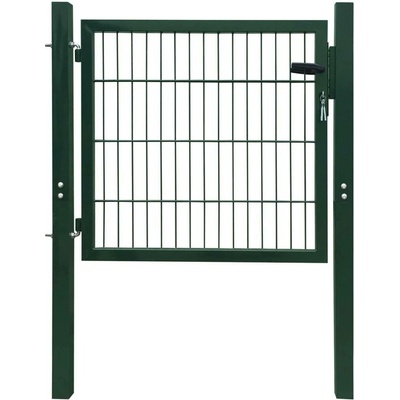 Nabytek XL Plotová branka 2D (jednokřídlá) zelená 106 x 130 cm
