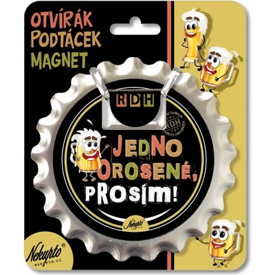 Nekupto Otvírák na pivo, podtácek Jedno orosené, prosím Rdh