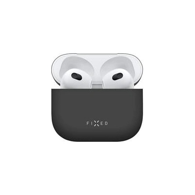 Fixed silikonové pouzdro pro Apple Airpods 3; FIXSIL-816-BK – Zboží Mobilmania