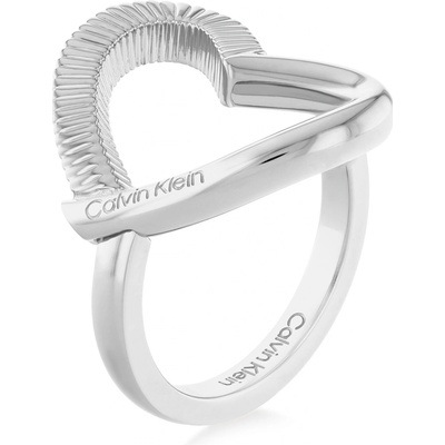 Calvin Klein Romantický oceľový prsteň Heart 35000439