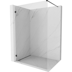 Mexen Lunar душ стена Walk-in лява 70 x 200 см, прозрачна 8 мм, черна - 830-070-000-70-00-L (830-070-000-70-00-L)