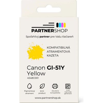 Atrament PartnerShop Canon GI-51Y - kompatibilný