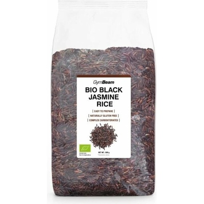 GymBeam BIO Rýže jasmínová černá neloupaná 0,5 kg