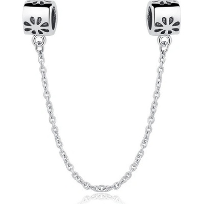 P&J Jewellery Stříbrný Bezpečnostní řetízek Květinka SSB1