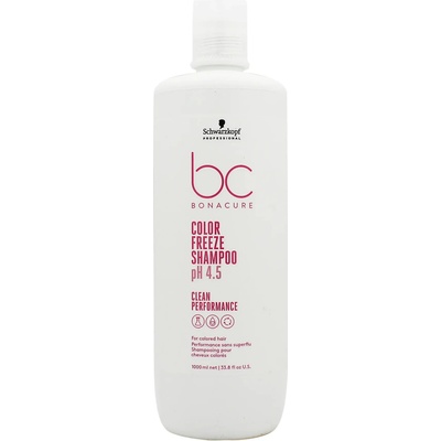 Schwarzkopf Professional BC Bonacure pH 4.5 Color Freeze Shampoo Jemný šampon pro barvené vlasy 1000 ml