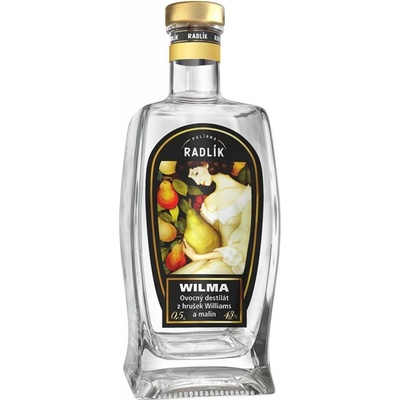Radlík Wilma 43% 0,5 l (holá láhev)