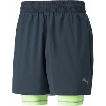 Puma RUN 2IN1 5 short modré 521049-42