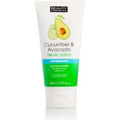 Beauty Formulas Cucumber & Avocado Скраб за лице с краставица и авокадо 150 мл