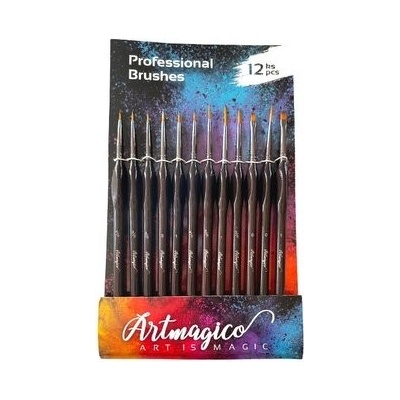 Artmagico - sada štětců na detaily 12 ks – Zbozi.Blesk.cz