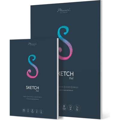 Phoenix skicár SKETCH PAD 100 GSM 60 listov A5