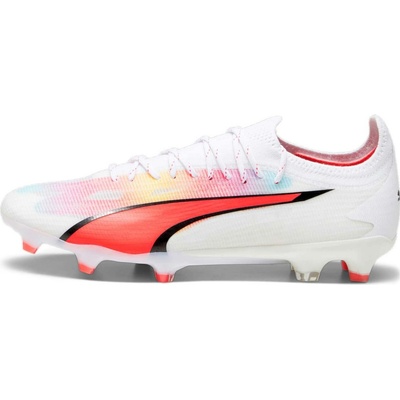 Puma ULTRA ULTIMATE FG/AG biela,mix,čierna,červená