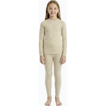 WOOLCANO Детски комплект термо бельо WOOLCANO Merino SET0683 beige