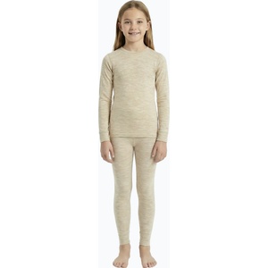 WOOLCANO Детски комплект термо бельо WOOLCANO Merino SET0683 beige