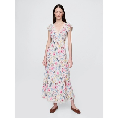 GAP Floral maxi dress Women's šedá