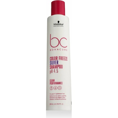 Schwarzkopf Professional BC Bonacure Color Freeze pH 4.5 Silver Shampoo 250 ml
