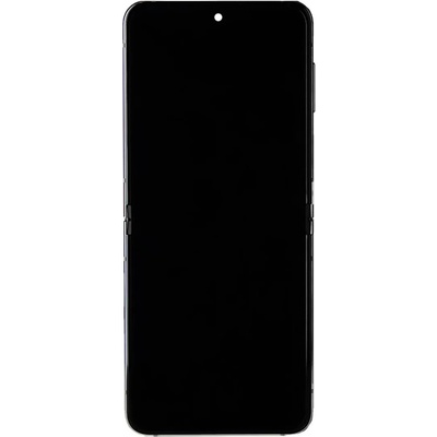 Samsung LCD дисплей + тъч устройство + преден капак F731 Galaxy Z Flip 5 5G кремав (сервизен пакет) (GH82-31828B)