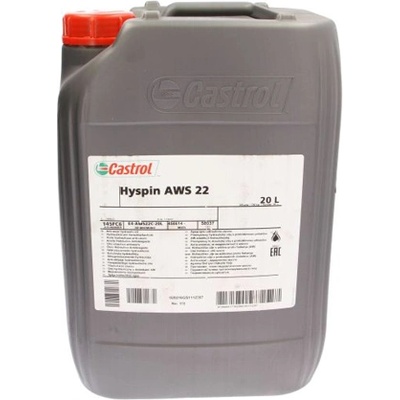 Castrol Хидравлично масло castrol hyspin aws 22 20 литра