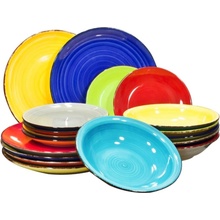 HIT HT-24327112 Jídelní sada talířů Malaga 18 ks