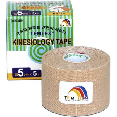 Temtex Classic Kinesio tejp béžová 5 cm x 5 m
