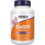 NOW NOW CoQ10 60mg, 180 Veg Capsules - fitnesdobavki - 60,61 лв